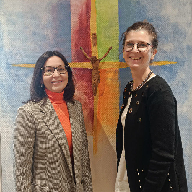 Gisela Wühr und Claudia Schmitz